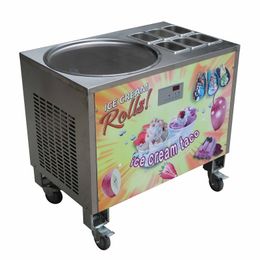 ETL CE fried ice cream machine food processing equipment 20 inch round ic pan