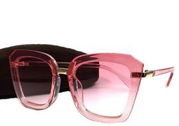Luxury-2019 NEW Summer Style Hot Brand TOM Sunglasses Men Women Brand Eyewear Coating Lens UV400 Outdoor Travel Sunwear Come With Box a62