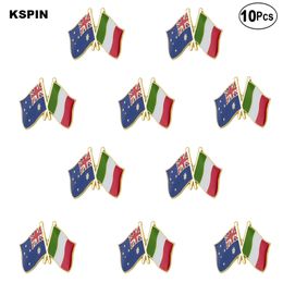 Australia Italy Lapel Pin Flag badge Brooch Pins Badges 10Pcs a Lot