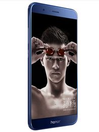 Original Huawei Honor V9 4G LTE Cell Phone 4GB RAM 64GB ROM Kirin 960 Octa Core Android 5.7" 12MP NFC OTG Fingerprint ID Smart Mobile Phone