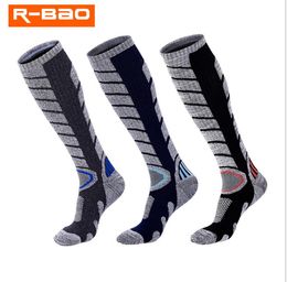 Long ski socks hiking hiking socks thick towel bottom warm socks for men and women
