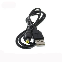 USB to DC 4.0x1.7MM Converter Adapter Power Cable for Sony PSP Game Console Charger Supply 1M 18AWG Black