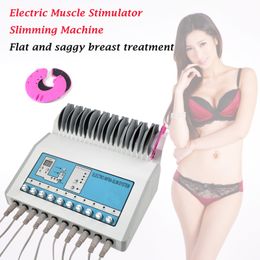 Hot Sale Microcurrent Slimming Machine With 20pcs Electric Muscle Stimulator EMS Beauty Machine Microcurrent Breast Tightening