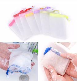 Nylon Soap Mesh Bag Mesh Net for Foaming Cleaning Bath Soap Net Bubble Bags bathe cleaning gloves