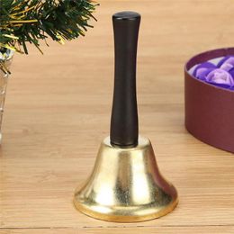 Metal Christmas Hand Bell Noble inner Party Shop Hotel Decor Hand Bell School Handbell Restaurant Call Service