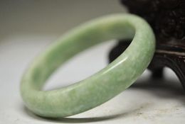 PURE NATURAL CHINESE HETIAN JADE HAND CARVED BRACELET