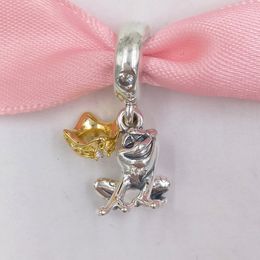 Andy Jewel Authentic 925 Sterling Silver Beads Dsn Princess Tina Frog Prince Dangle Charm Charms Fits European Pandora Style Jewelry Bracelets & Necklace 768235CZ