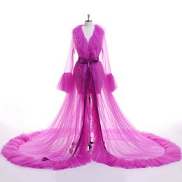 sexy women lingerie lace sheer mesh tulle perspective v neck layered ruffles maxi floor long bath robe gown sleepwear dresses