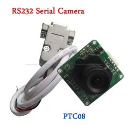 Freeshipping PTC08 RS232 Serial Camera Module RS232/ TTL CMOS 1/4 inch DC +5V