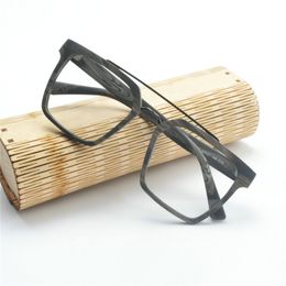 Wholesale-2019 Square Ovesize Eyewear Frames Men Women Wood Handmade glass Vintage Wooden Prescription Glasses Frame FML