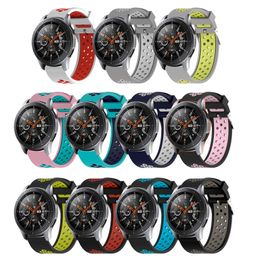 Silicone WatchBands for Samsung Galaxy Watch Band for Samsung Galaxy 42mm 46mm replacement Sports Watches wristStrap 20mm 22mm hot sale