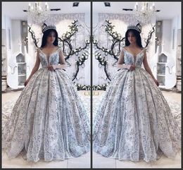 New Summer ball Gown Lace Princess Wedding Dresses Bridal Gowns 2019 Luxury Bohemian African Wedding Gowns vestidos de novia