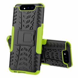Hybrid KickStand Impact Rugged Heavy Duty TPU+PC Shock Proof case Cover FOR Samsung Galaxy A60 A80 A90 160P