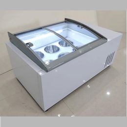 ice cream display cabinet commercial freezer for cold drinks shop store supermarket ice cream display cabinet