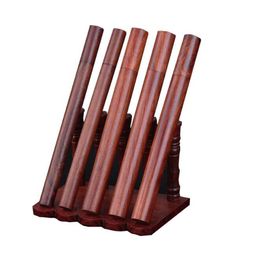 Wooden Tube for Stick Incense Storage Vietnam Rosewood Wood Barrel 5g/10g/20g Incense Stick Tube Holder QW9686