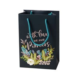 wholesale customised small cute printing paper packaging bag with logo