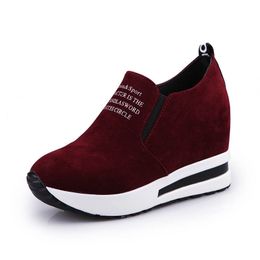 Hot Sale-Spring&autumn Womens Shoes Height Increasing Sneakers Shoes Woman