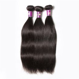 Malaysian virgin hair straight bundles 6A malaysian remy weaves 100g/strand 4 Bundles per lot unprocessed WXN5