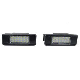 1 Pair Error Free 18 LED License Plate Light for Peugeot 207 308 Citroen Berlingo C2 C3 Pluriel Baujahr 2004-2009 C4 C5 C6 DS3 P12