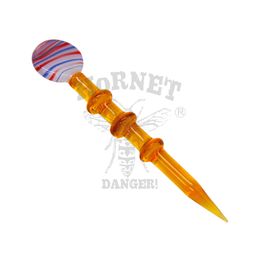 Cheapest Glass Dabber Tool Pen Dabber Tools Oil Wax Dab Tool with Quartz Banger Carb Cap For Pyrex Burner Glass Smoking Water Pipe
