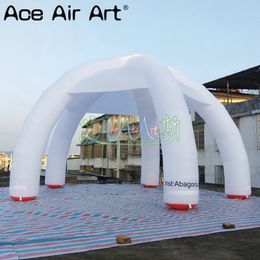 Outdoor Decoration 7m Diameter Inflatable Lighting Dome Tent Giant Spider Tent with 5 legs for Wedding/Advertising/Event