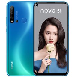 Original Huawei Nova 5i 4G LTE Cell Phone 6GB RAM 128GB ROM Kirin 710 Octa Core Android 6.4" Full Screen 24MP OTG 4000mAh Fingerprint ID Face Smart Mobile Phone