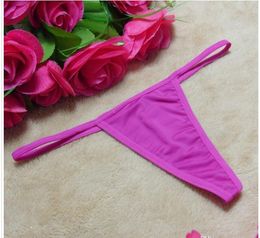 50 Pecs Mixed Sexy Underwear g String Thongs Panties t Back Lingerie Women Lady Solid Bikini Panty Cheap