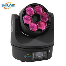 Atacado Fábrica de preço barato DMX512 efeito do laser mini-feixe afiada fase abelha luz olho 6x15W RGBW 4in1 LED Moving Light estágio cabeça