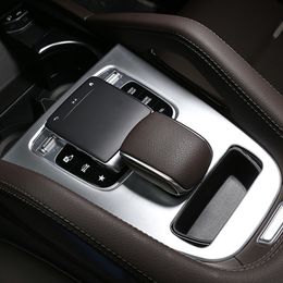 Carbon Fibre Style Centre Console Gear Shift Frame Decoration Trim For Mercedes Benz GLE W167 2020 Car Styling Interior