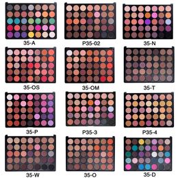 NEW NO LOGO palette eyeshadow makeup Ultra Pigmented Glitter Shadows Shimmer Beauty cleof cosmetics eye shadow Palette 35 Colours set