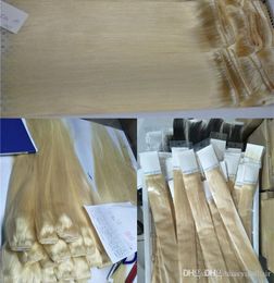 top quality peruvian human hair extensions double weft price 613 blonde straight wave hair bundle