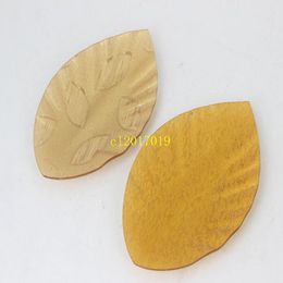 Acrylic towel holder gold leaf shape towel holder kindergarten napkin dish