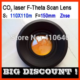 F-Theta 110X110 field len of Znze for CO2 laser machine wave length 10.6micron focus length F160 screw 85X1 MORE SIZE AVAILABLE