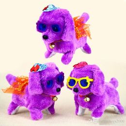 2018 new Electronic plush toys dog Pets Hot Selling New Fashion Walking Barking Toy High Quality Funny Electric Short Floss Dog