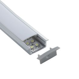 300 X 2M sets/lot Linear flange Aluminium profile led lighting T shape aluminium led extrusion housing for ceiling embedded lamps