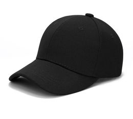 Hats Scarves Sets Baseball Cap Classic Adjustable Plain Hat Men Women color black