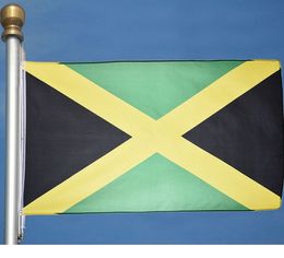 Jamaican Flag 3x5 ft Custom National Country Flags of Jamaica Any Style Flying Hanging Party Decoration Activity Festival Army Use