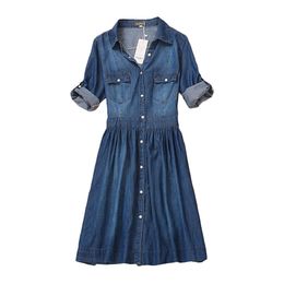 plus size denim dress uk
