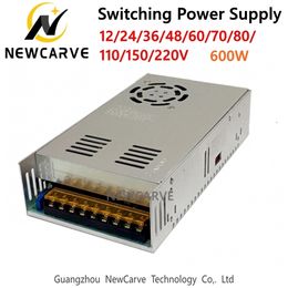 Switching Power Supply 600w Input Ac 220v Output Dc 12v 24v 36v 48v 60v 70v 80v 110v 150v 220v For Cnc Engraving Machine