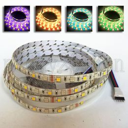 12V 5050 RGBW RGBWW LED Flexible Strip Light Tape Ribbon CCT IP65 Waterproof Epoxy Resin 60LEDs/m Multiple Colour Changing RGB White Warm