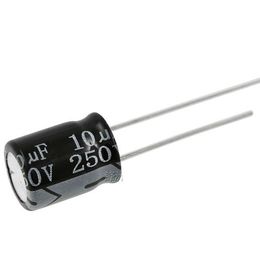 250V 22uF 250Volt 22MFD Electrolytic Capacitor 10mm×16mm