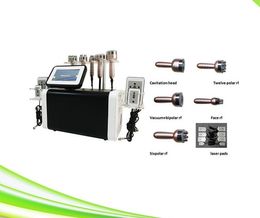 6 in 1 multifunctional spa ultrasonic cavitation rf slimming skin care machine radio frequency skin tightening