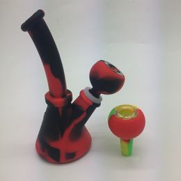 Silicone Slide Bowl 14mm Male Silicone Bowls Dry Herb Ash Catcher Smoking Accessories For Silicone Bong Water Pipe Oil Rig