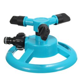 12 Inch Three Heads Rotation Sprinkler Garden Lawn Watering Irrigation Spraying Nozzle360 degrees rotating help irrigating the whole garden.