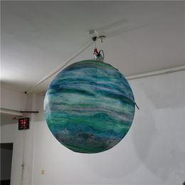 -Decoración de techo personalizado Mercurio inflable globos hinchables Júpiter con la luz del LED para hacer publicidad de la decoración para el club nocturno