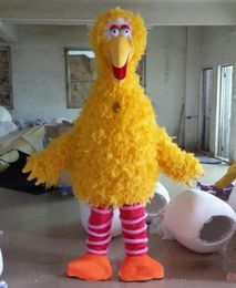 2019 factory new Luxury Plush Yellow bird Mascot Costumes Movie props show walking cartoon Apparel Birthday party