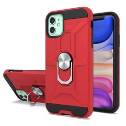 Armour Shockproof Phone Case Cover For iPhone 11 Pro Max Samsung A51 A71 S11 S11 PLUS A515 2 in 1 TPU Case with Ring Holder