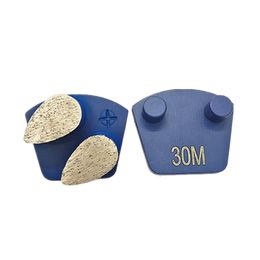 Hard Metal Bond Diamond Plug N Go Grinding Shoes Werkmaster Plug Diamond Floor Grinding Segment For Concrete Floor 12PCS