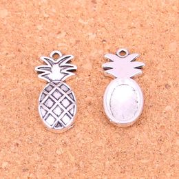 67pcs Charms pineapple Antique Silver Plated Pendants Making DIY Handmade Tibetan Silver Jewellery 24*12mm