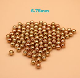 6.75mm Solid Brass (H62) Bearing Balls For Industrial Pumps, Valves, Electronic Devices, Heating Units and Furniture Rails